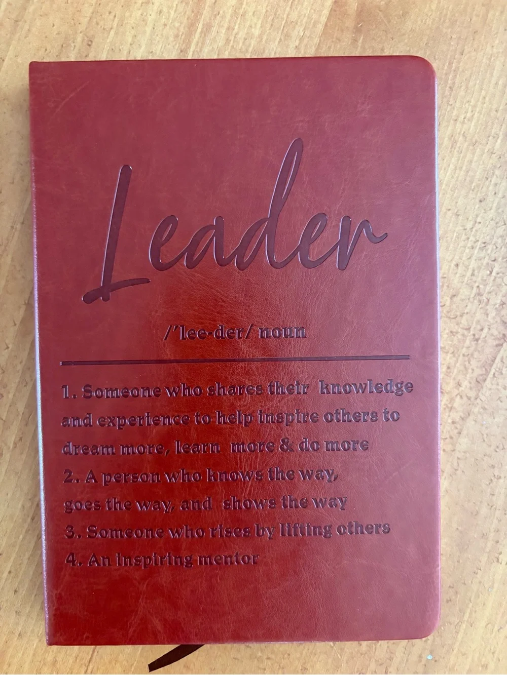 Source Unknown Red Leader & Difference Maker Hardcover Journals